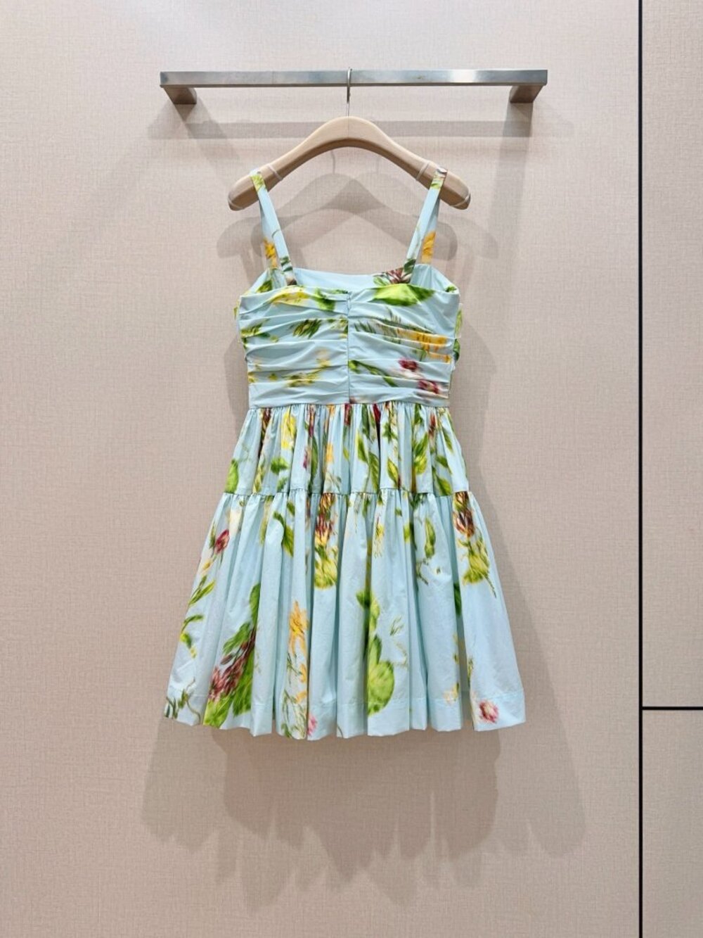 Oscar De La Renta Printed Camisole Dress - Picture 6 of 8